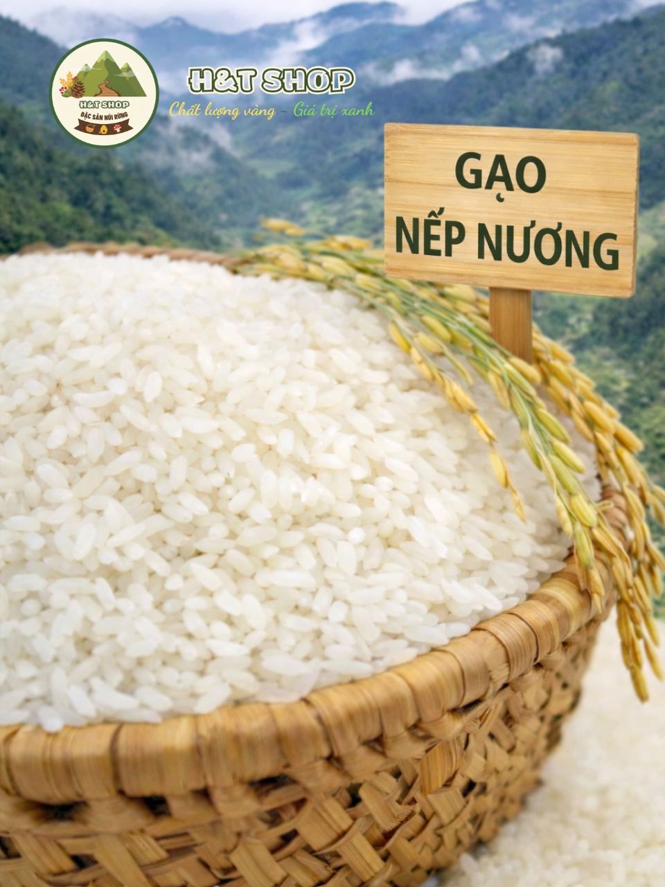 Gạo nếp nương hảo hạng