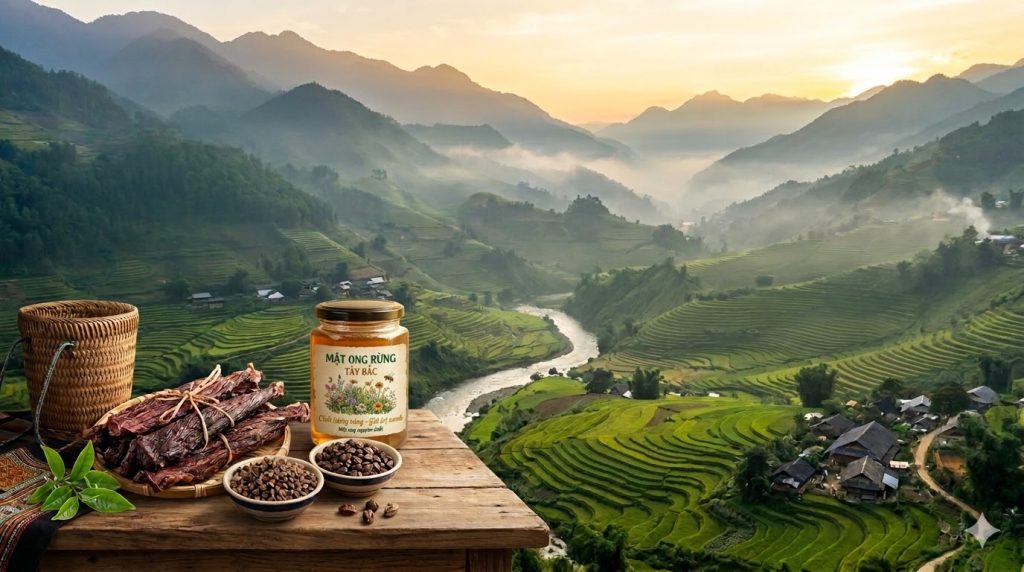 banner đặc sản núi rừng